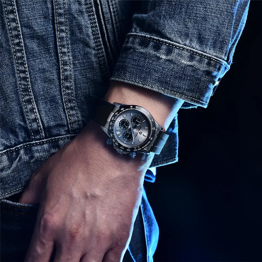 2023 PAGANI DESIGN Watch Men Quartz Top Brand Luxury Automatic Date Wristwatch for Men Waterproof Sport Chronograph Clock Mans